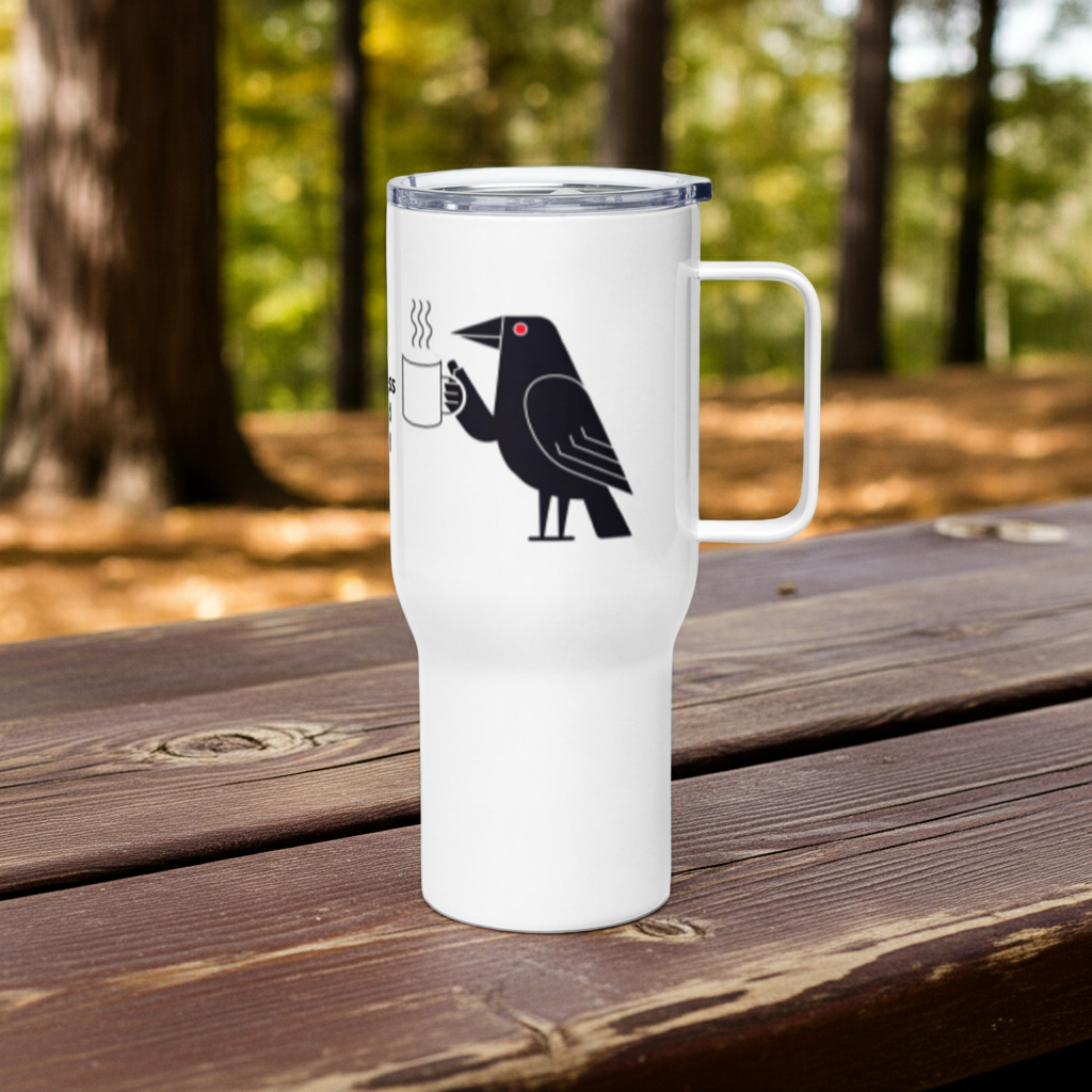 Crow and Coffee Travel mug