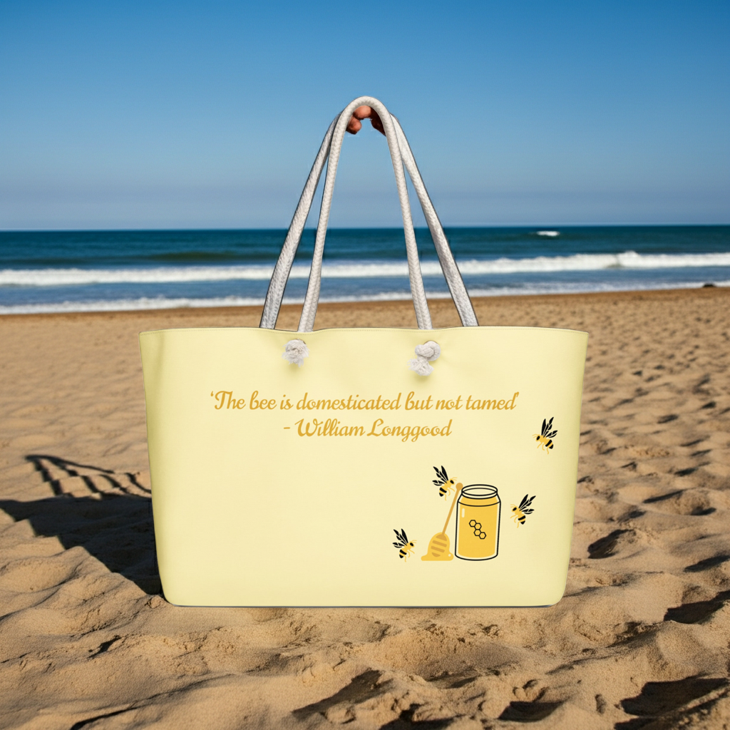 Honey Bee Oversized Weekender Bag - CoRa Lu Designs
