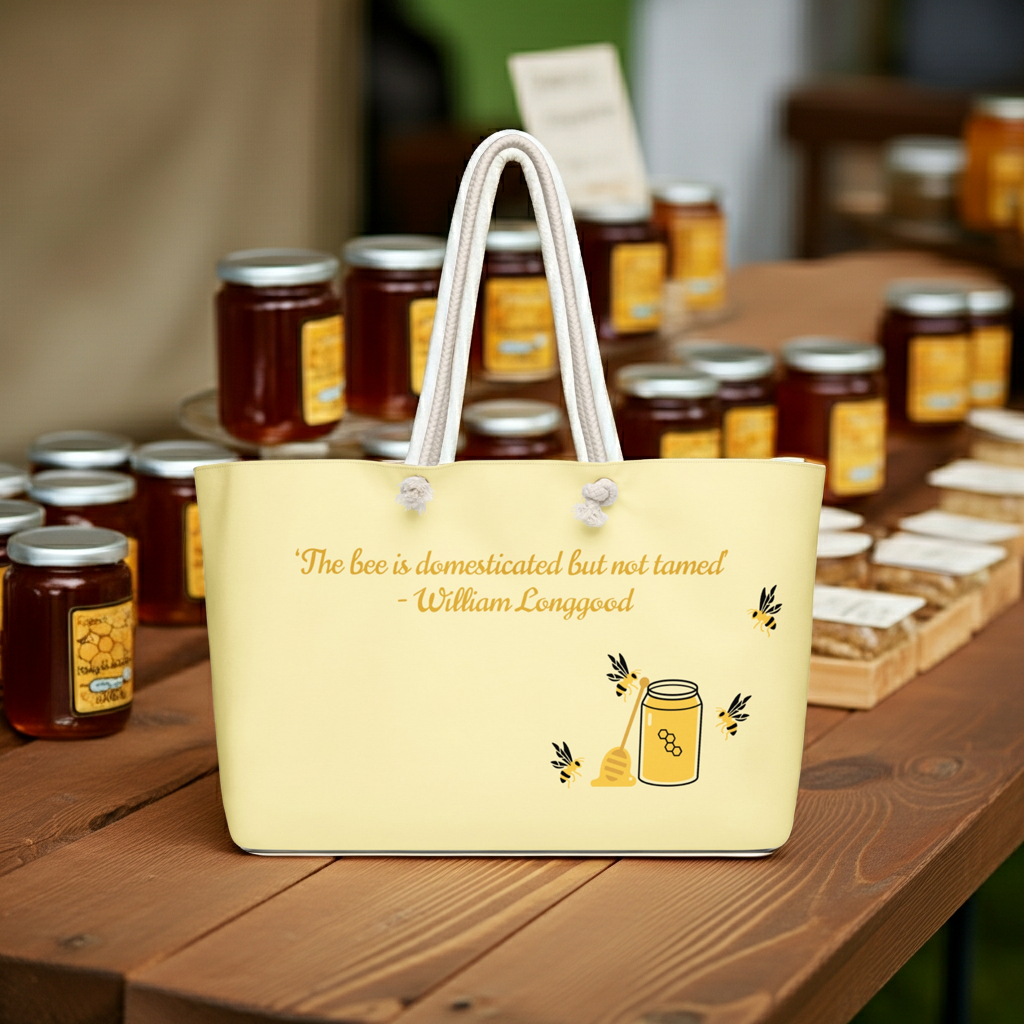 Honey Bee Oversized Weekender Bag - CoRa Lu Designs