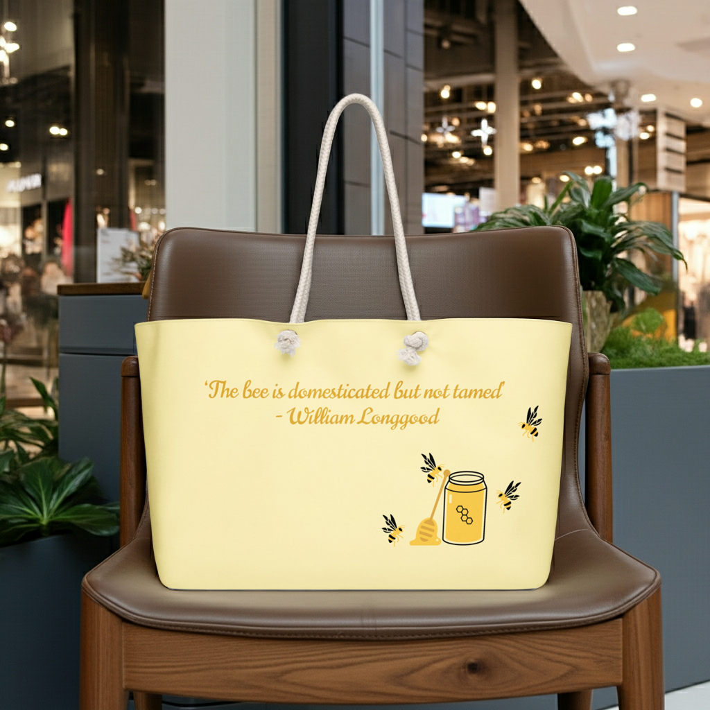 Honey Bee Oversized Weekender Bag - CoRa Lu Designs